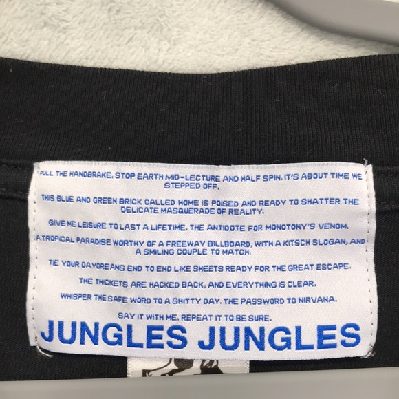 Jungles Jungles Please don't step on my Rainbow Tee L - Picture 6 of 10